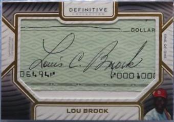 Lou Brock #DCS-LBR