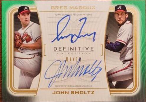 John Smoltz, Greg Maddux [Green] #DAC-MSM