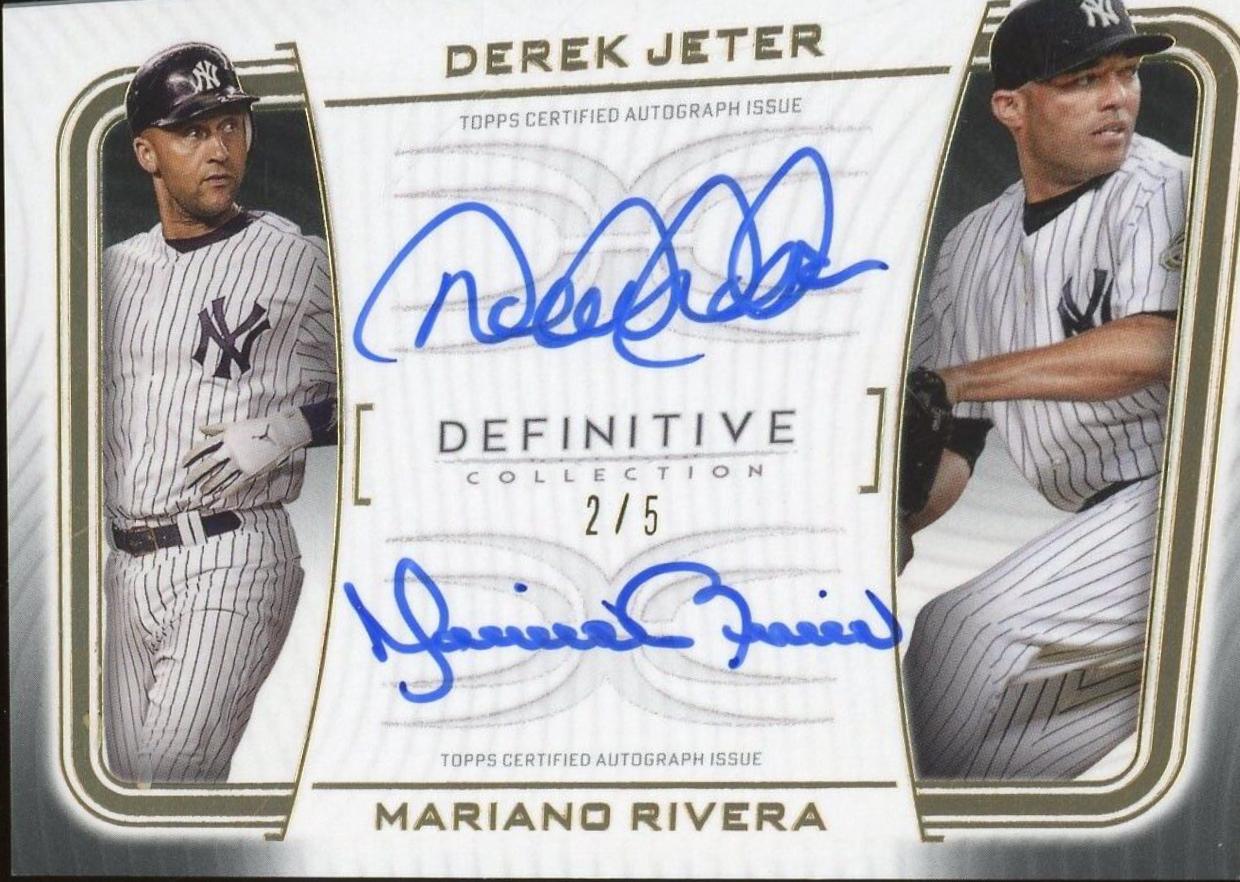 Mariano Rivera, Derek Jeter [Purple] #DAC-JR