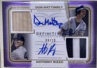 Anthony Rizzo, Don Mattingly [Purple] #DAR-MRI