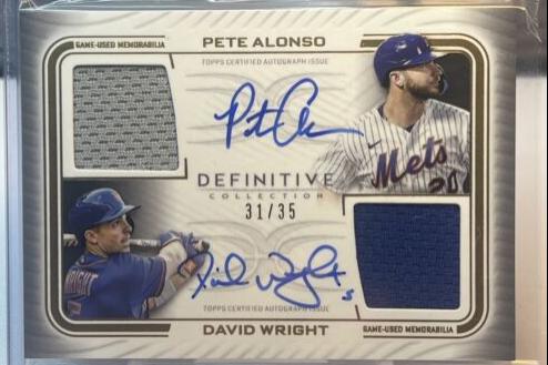 Pete Alonso, David Wright #DAR-AWR