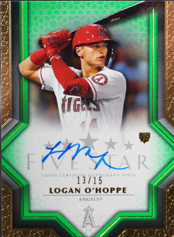 Logan O'Hoppe [Green Autograph] #FSA-LOH