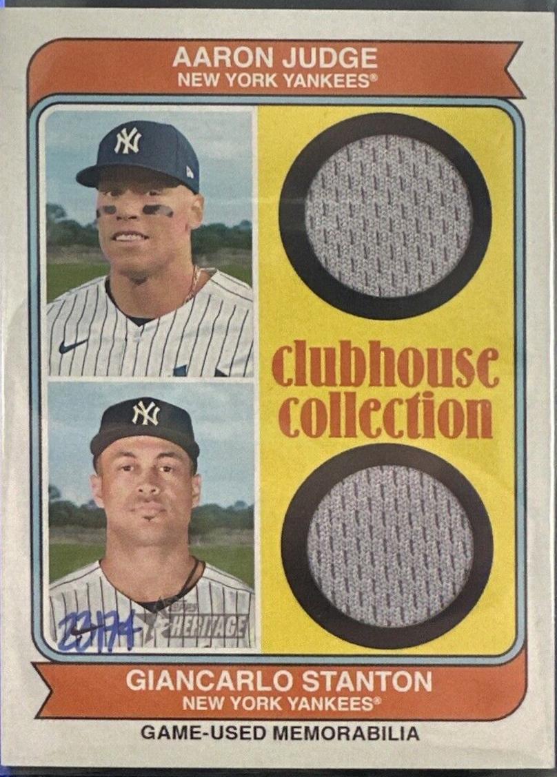 Aaron Judge, Giancarlo Stanton #CCDR-JS
