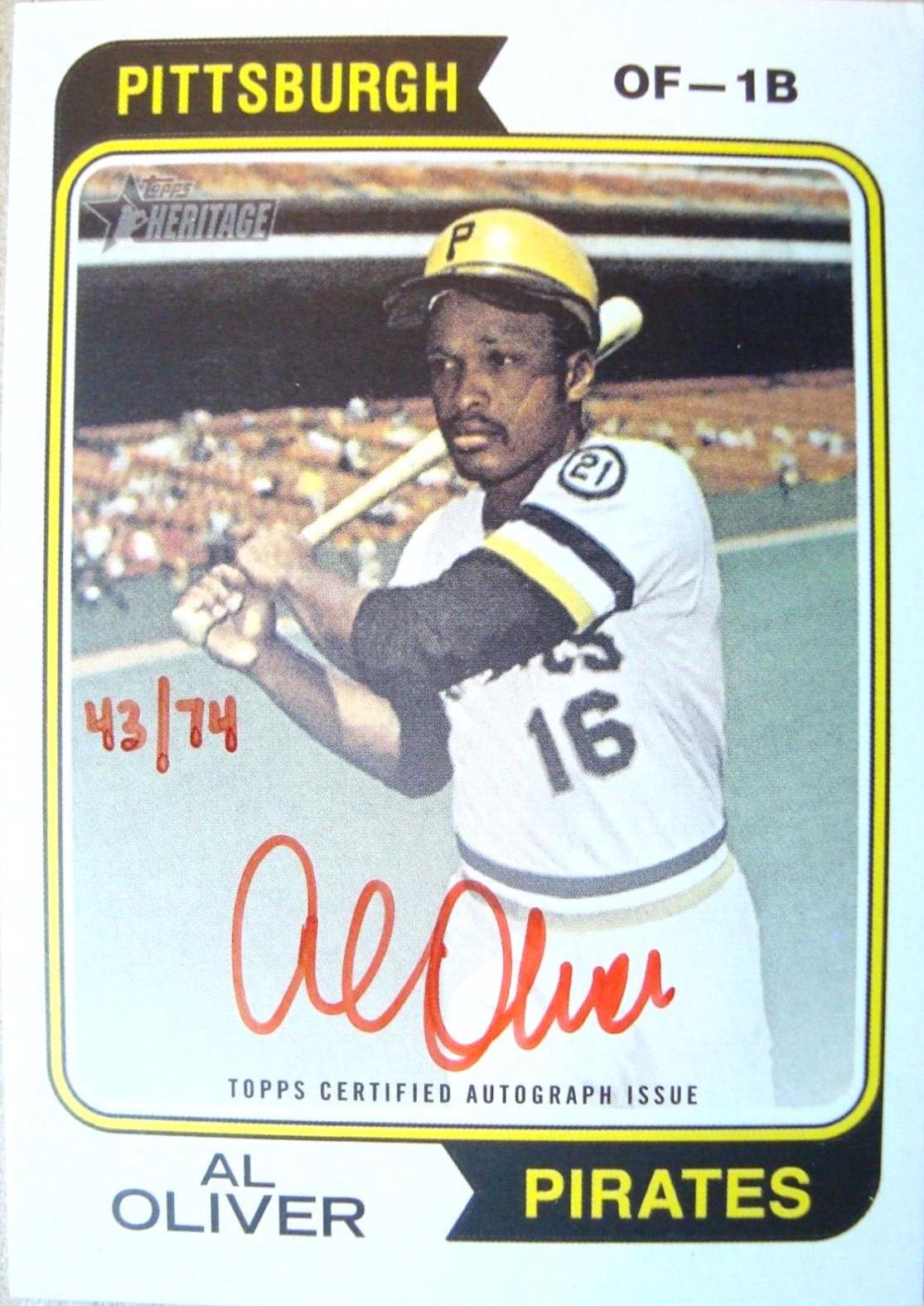 Al Oliver [Special Edition Red Ink] #74RO-AO