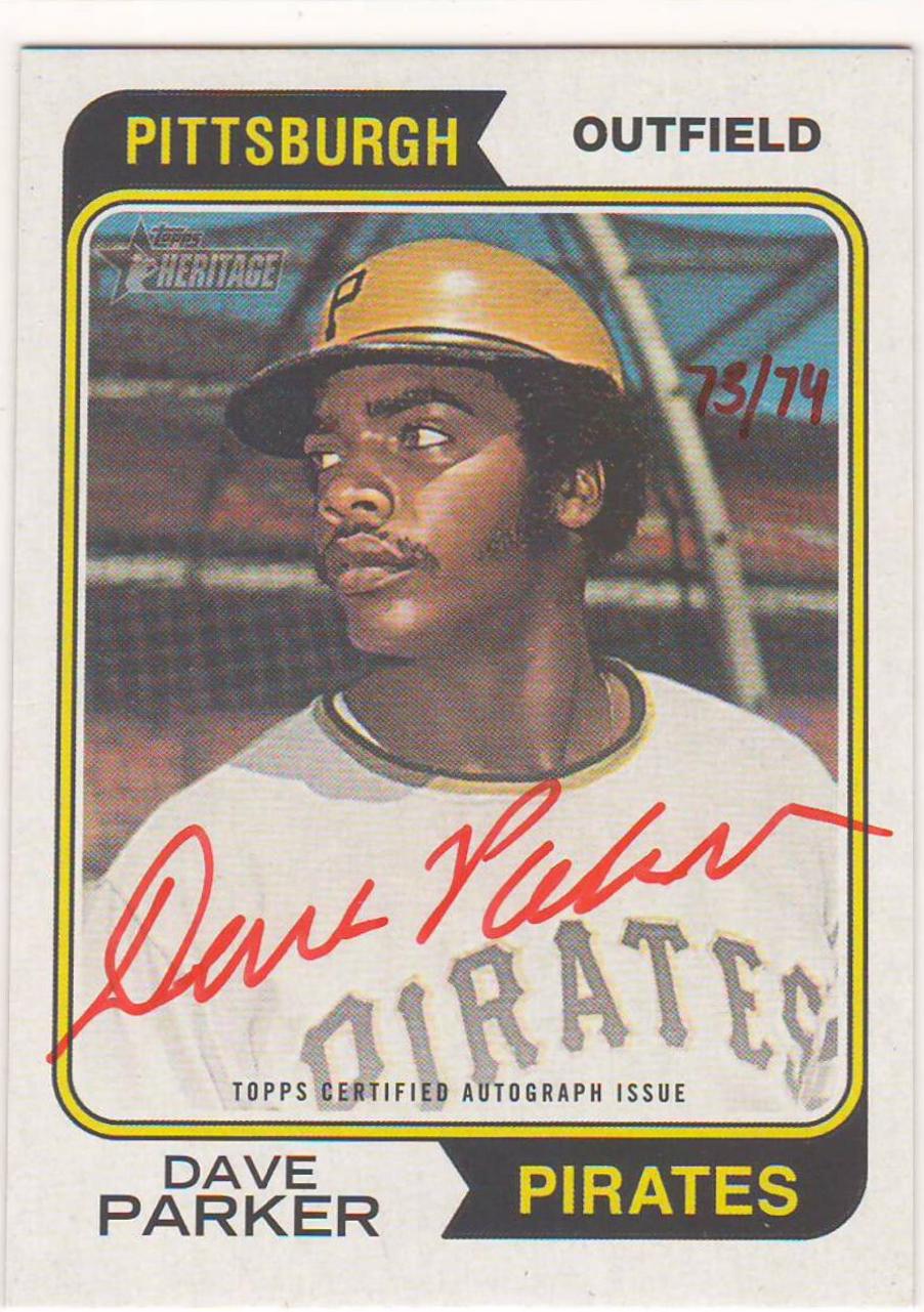 Dave Parker [Special Edition Red Ink] #74RO-DP