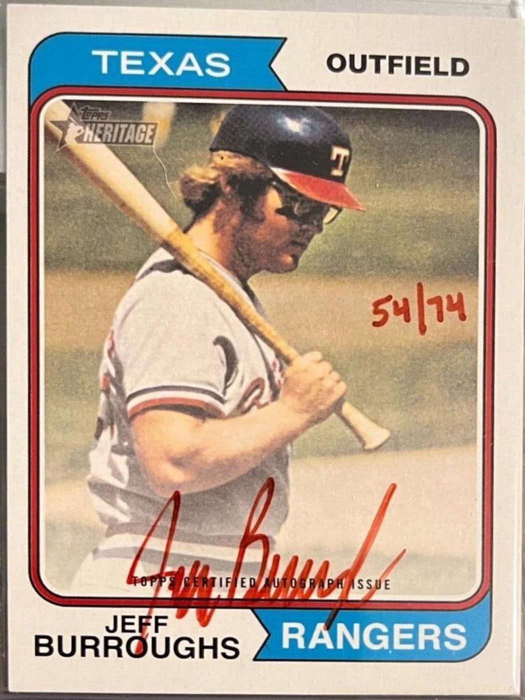 Jeff Burroughs [Special Edition Red Ink] #74RO-JBH
