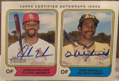 Dave Winfield, Jordan Walker #RODA-WW
