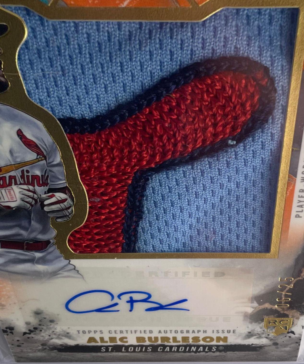 Alec Burleson [Inception Team Logo Patch] #IAJP-AB