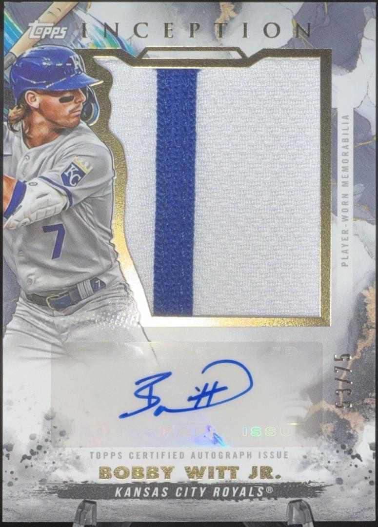 Bobby Witt Jr. [Inception Team Logo Patch] #IAJP-BW