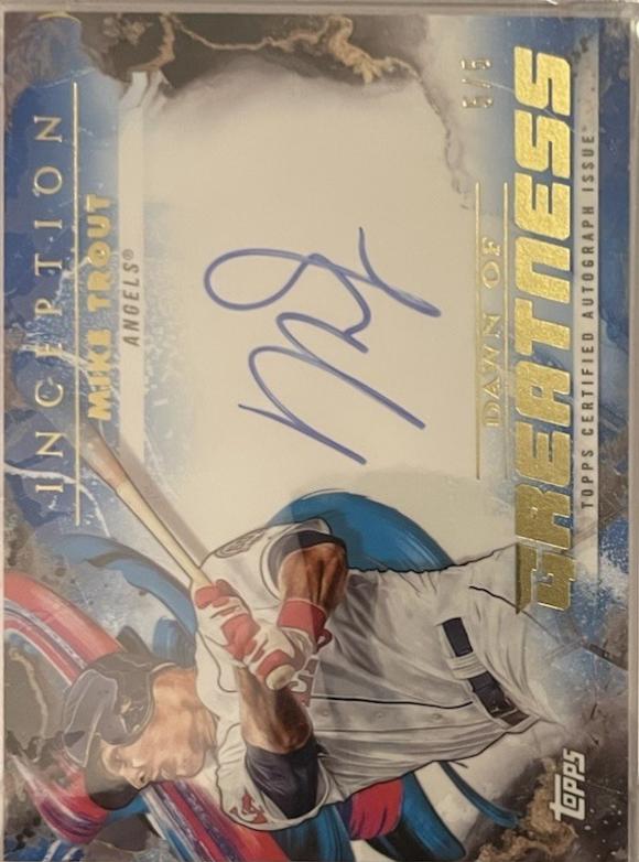 Mike Trout [Blue] #IDG-MT