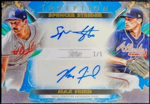 Max Fried, Spencer Strider [Blue] #IDA-SF