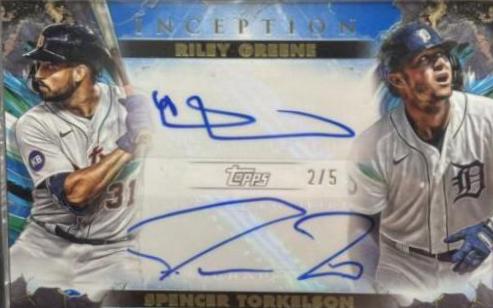 Riley Greene, Spencer Torkelson [Blue] #IDA-GTO