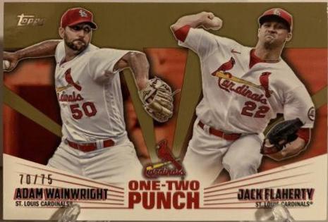 Adam Wainwright, Jack Flaherty [Gold] #12P-5