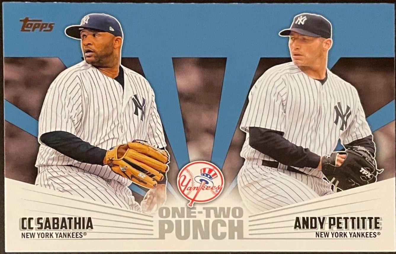 Andy Pettitte, CC Sabathia [Blue] #12P-4