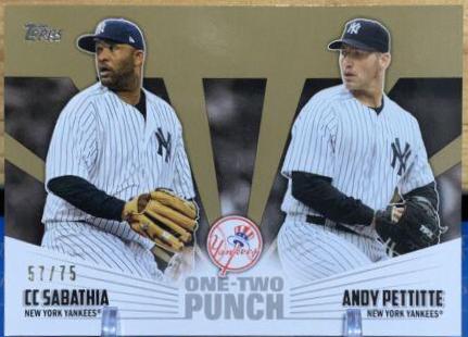 Andy Pettitte, CC Sabathia [Gold] #12P-4