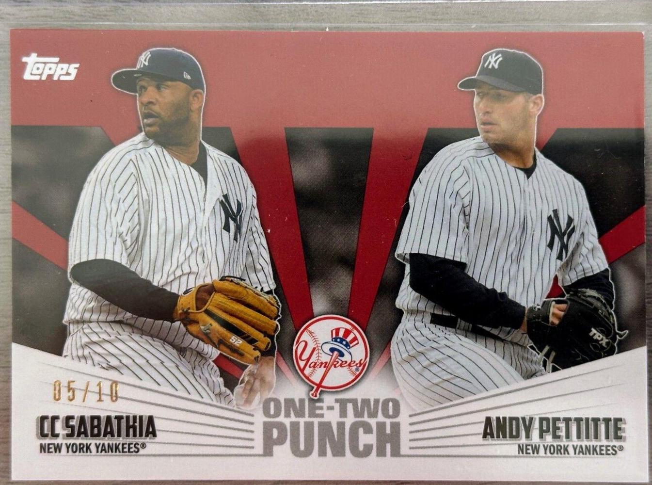 Andy Pettitte, CC Sabathia [Red] #12P-4