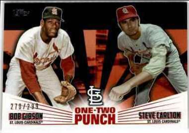 Bob Gibson, Steve Carlton [Black] #12P-22