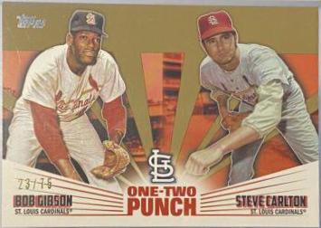 Bob Gibson, Steve Carlton [Gold] #12P-22