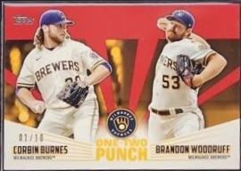 Brandon Woodruff, Corbin Burnes [Red] #12P-2