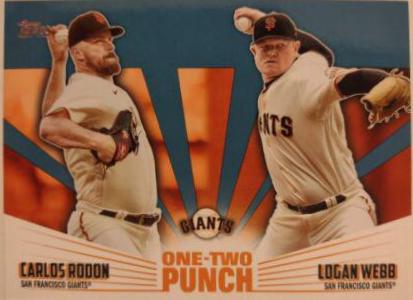Carlos Rodon, Logan Webb [Blue] #12P-11