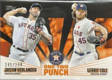 Gerrit Cole, Justin Verlander [Black] #12P-18