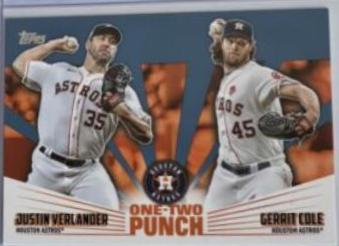 Gerrit Cole, Justin Verlander [Blue] #12P-18