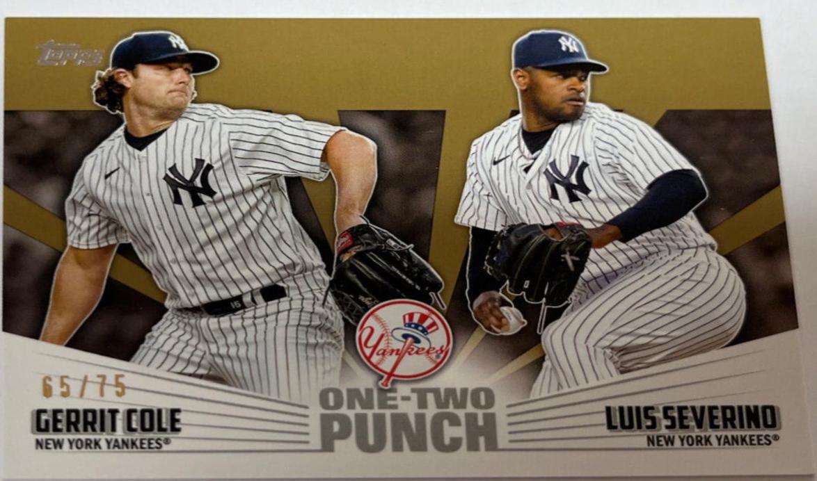 Gerrit Cole, Luis Severino [Gold] #12P-8