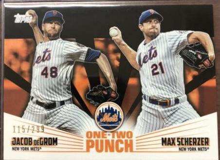 Jacob deGrom, Max Scherzer [Black] #12P-15