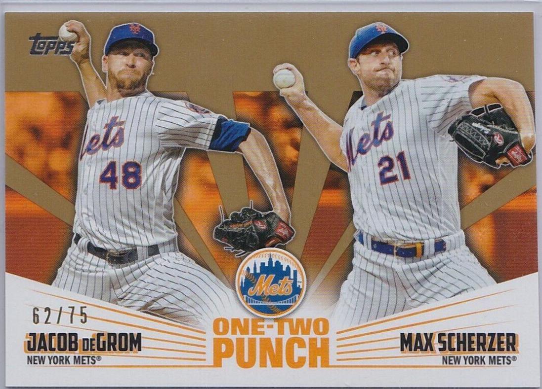 Jacob deGrom, Max Scherzer [Gold] #12P-15