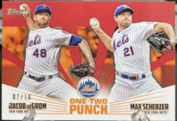 Jacob deGrom, Max Scherzer [Red] #12P-15