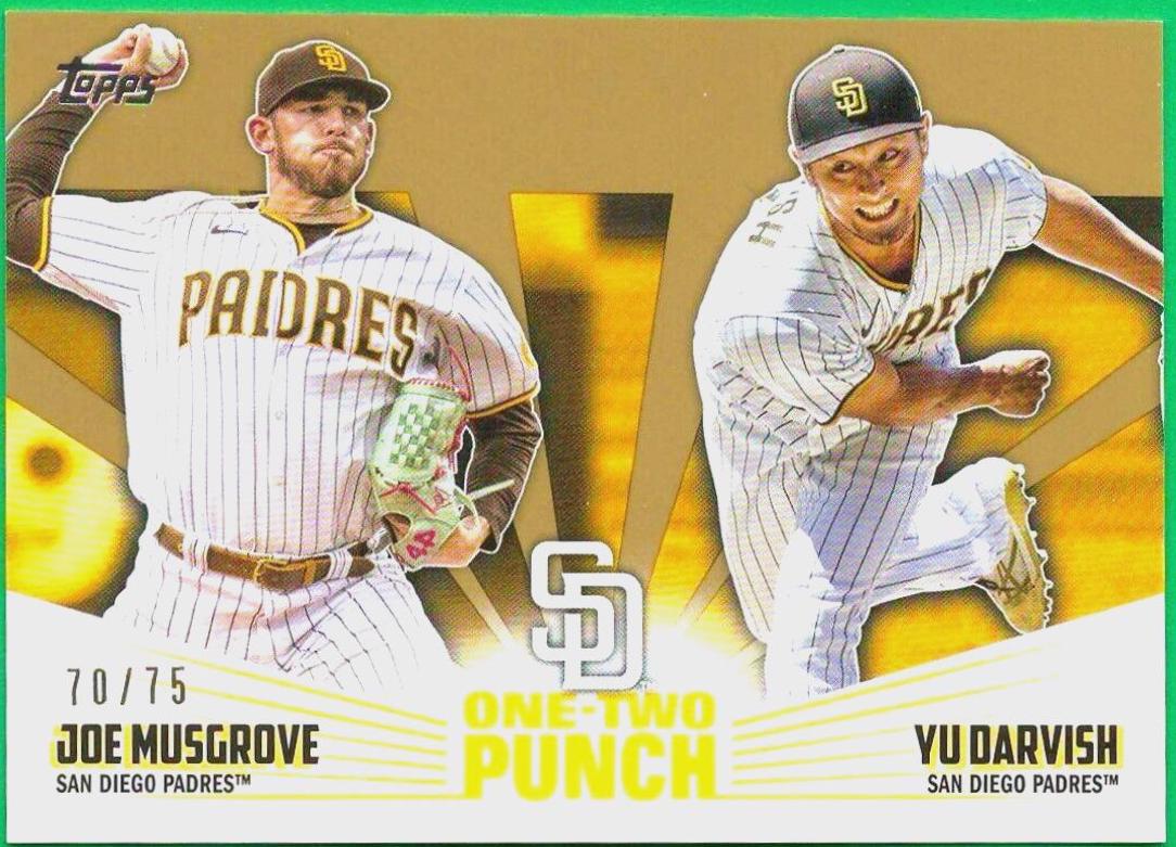 Joe Musgrove, Yu Darvish [Gold] #12P-14
