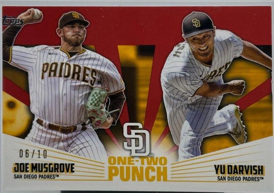 Joe Musgrove, Yu Darvish [Red] #12P-14