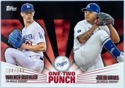 Julio Urias, Walker Buehler [Black] #12P-3