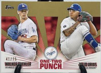 Julio Urias, Walker Buehler [Gold] #12P-3