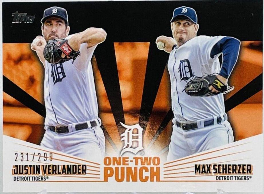Justin Verlander, Max Scherzer [Black] #12P-17