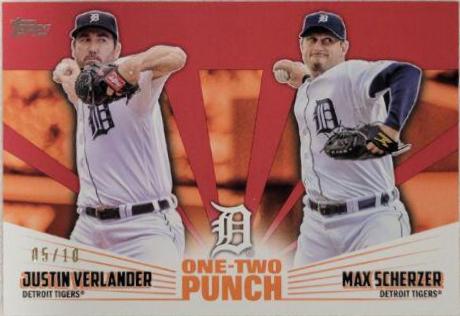 Justin Verlander, Max Scherzer [Red] #12P-17