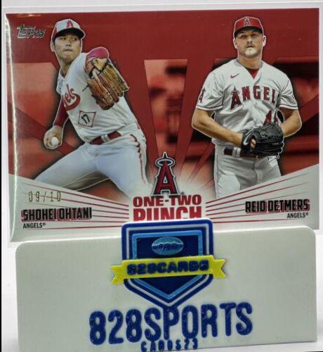 Reid Detmers, Shohei Ohtani [Red] #12P-23
