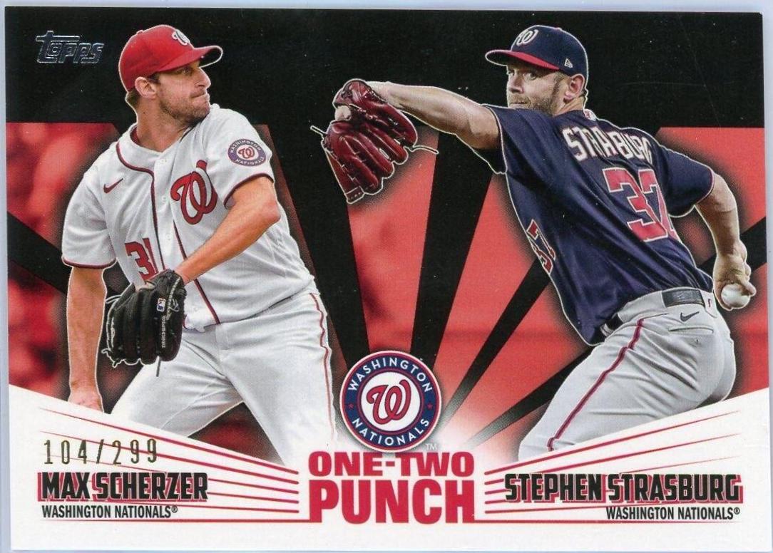 Stephen Strasburg, Max Scherzer [Black] #12P-16