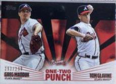 Tom Glavine, Greg Maddux [Black] #12P-1