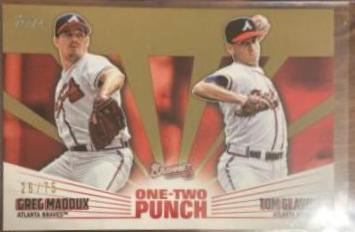 Tom Glavine, Greg Maddux [Gold] #12P-1