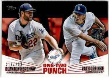Zack Greinke, Clayton Kershaw [Black] #12P-19