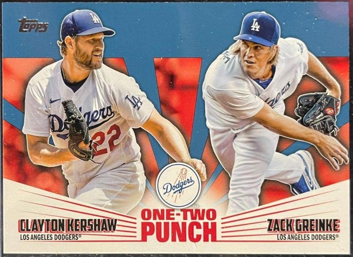 Zack Greinke, Clayton Kershaw [Blue] #12P-19