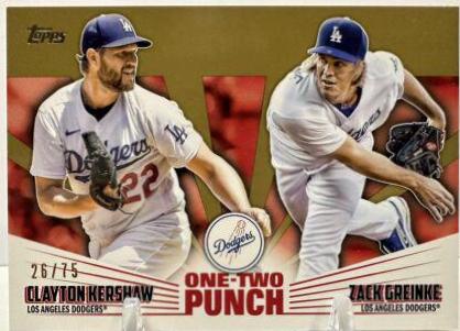 Zack Greinke, Clayton Kershaw [Gold] #12P-19