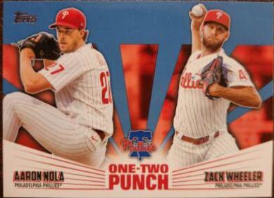 Zack Wheeler, Aaron Nola [Blue] #12P-10