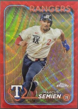 Marcus Semien [RayWave Red Refractor] #102