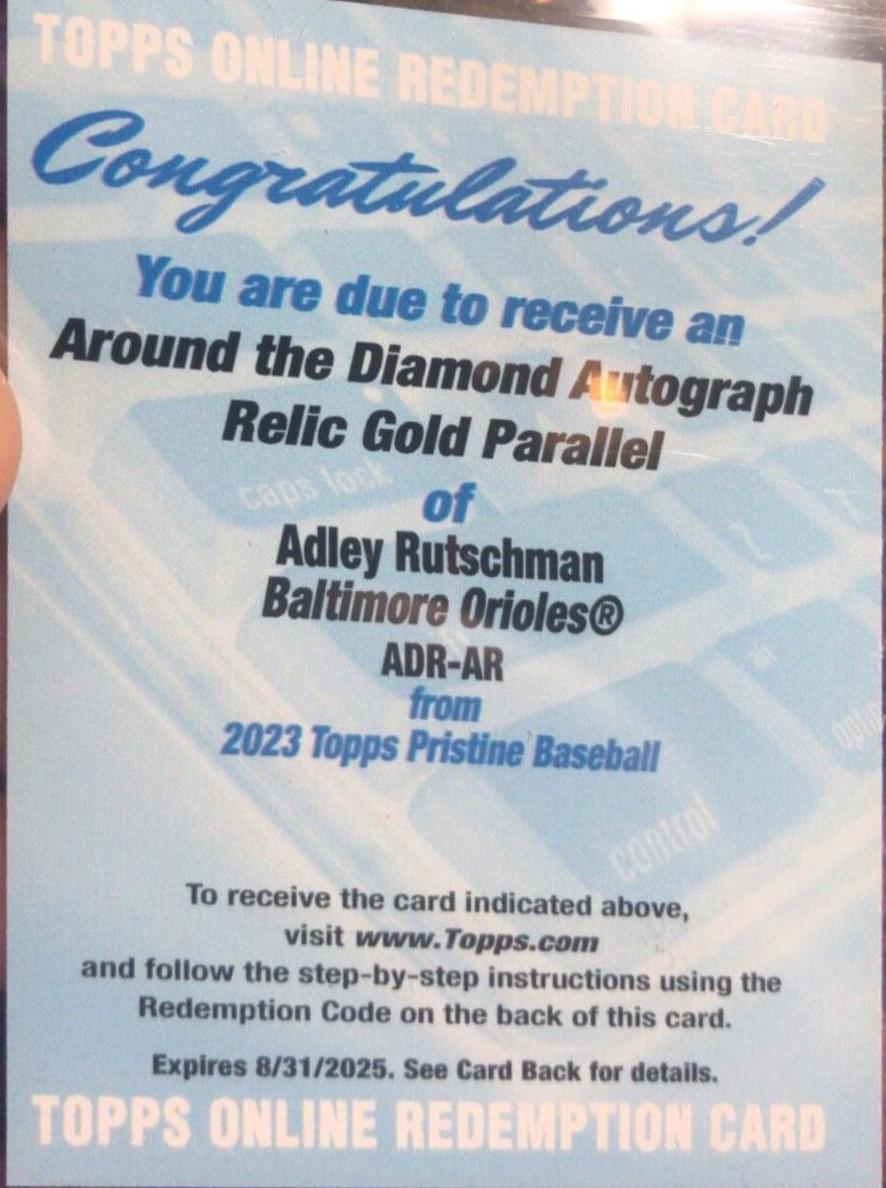 Adley Rutschman [Gold] #PA-ARU