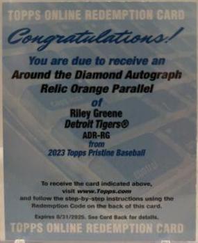 Riley Greene [Orange] #PA-RG