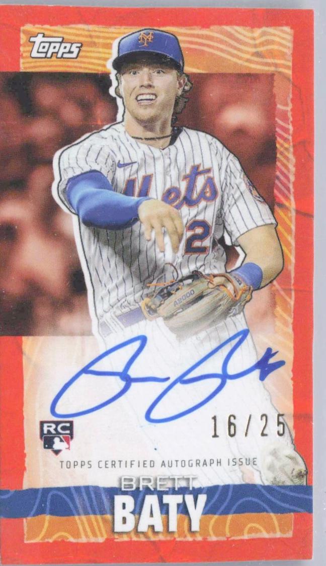 Brett Baty [Orange] #TRA-BB