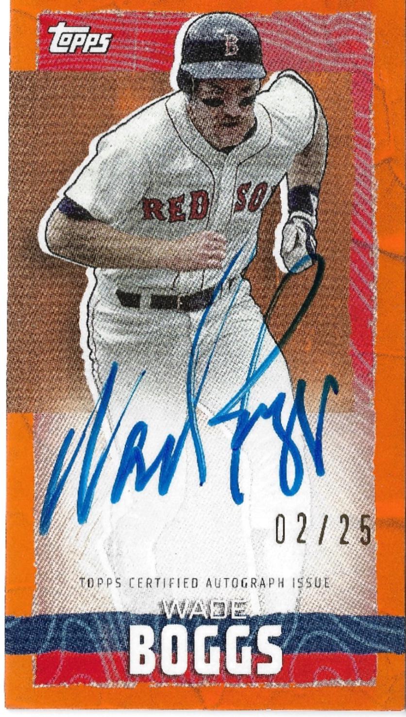Wade Boggs [Orange] #TRA-WB