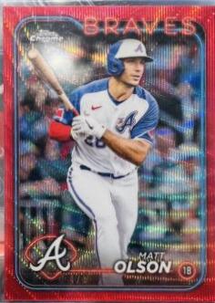 Matt Olson [Red Wave Refractor] #23